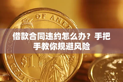 武汉借款合同违约怎么办？手把手教你规避风险