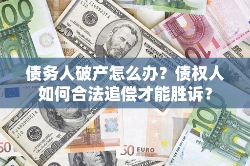 武汉债务人破产怎么办？债权人如何合法追偿才能胜诉？