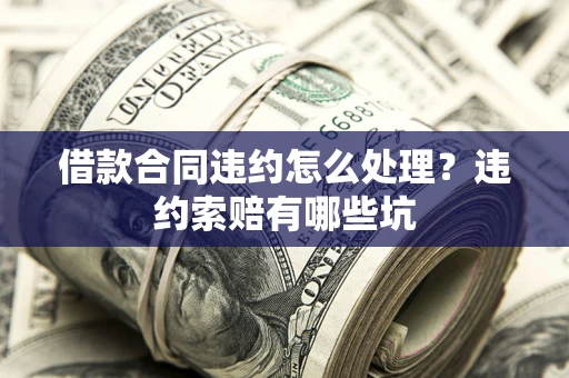 武汉借款合同违约怎么处理？违约索赔有哪些坑