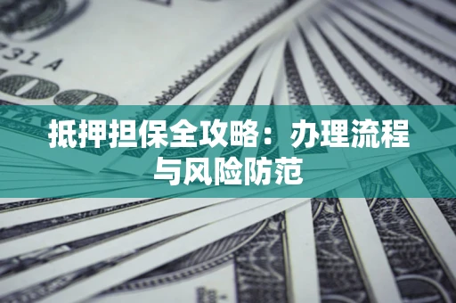 武汉抵押担保全攻略：办理流程与风险防范