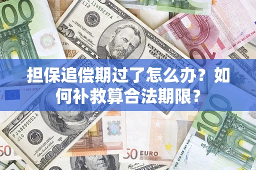 武汉担保追偿期过了怎么办？如何补救算合法期限？