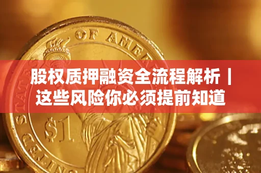 武汉股权质押融资全流程解析｜这些风险你必须提前知道