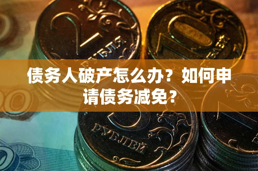 武汉债务人破产怎么办？如何申请债务减免？