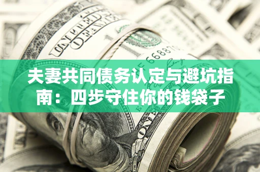武汉夫妻共同债务认定与避坑指南：四步守住你的钱袋子