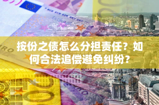 武汉按份之债怎么分担责任？如何合法追偿避免纠纷？